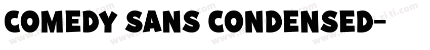 comedy sans condensed字体转换